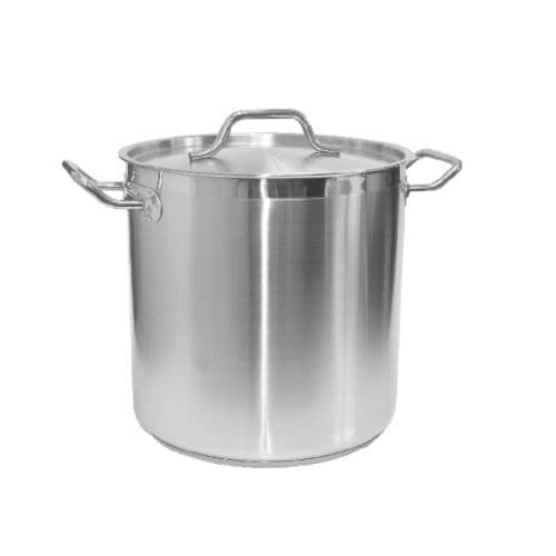 POT S/STEEL STOCK (VALUE) - 14LT - 260 X 260MM
