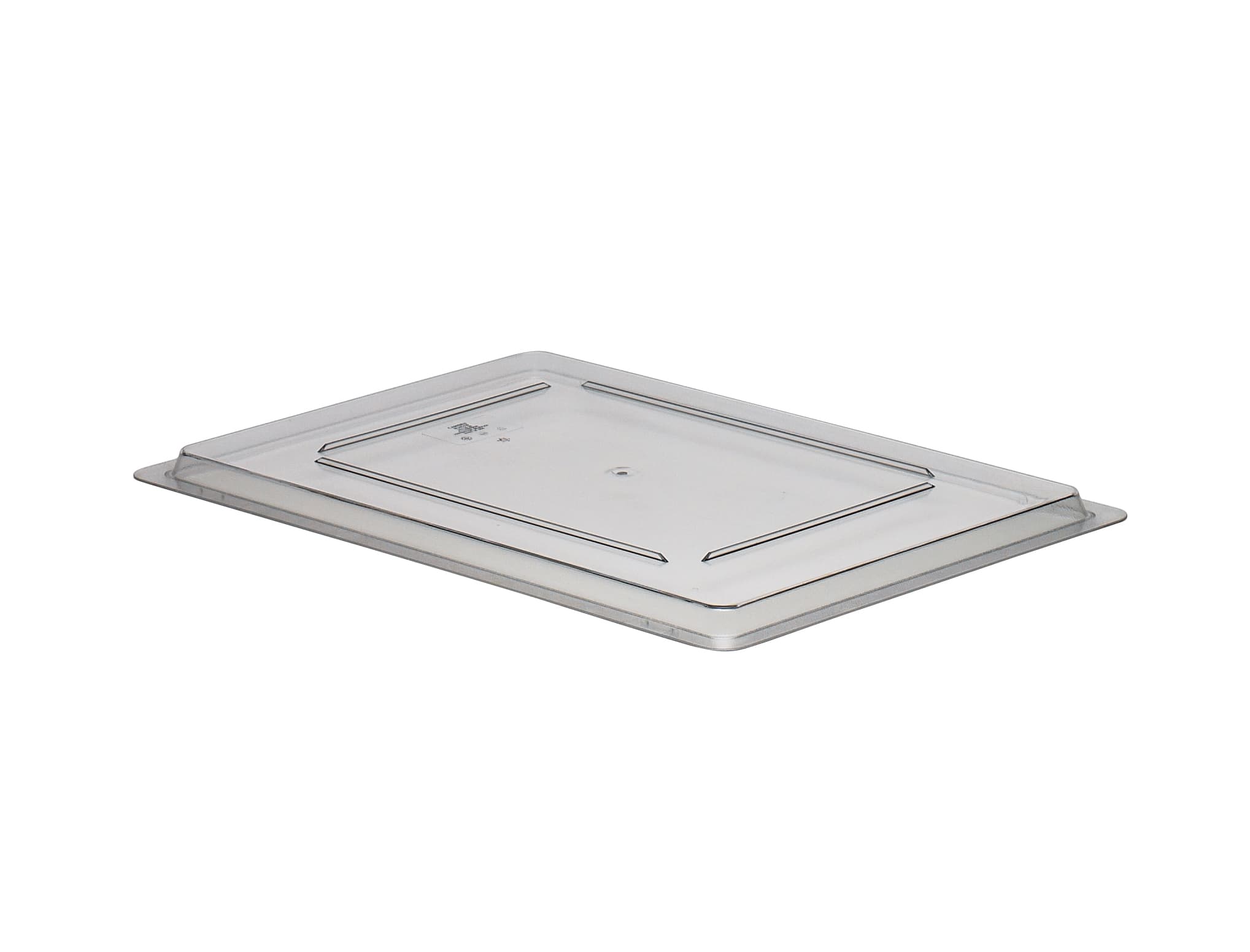STORAGE BOX LARGE FLAT LID POLYCARBONATE CLEAR - 460 X 660MM