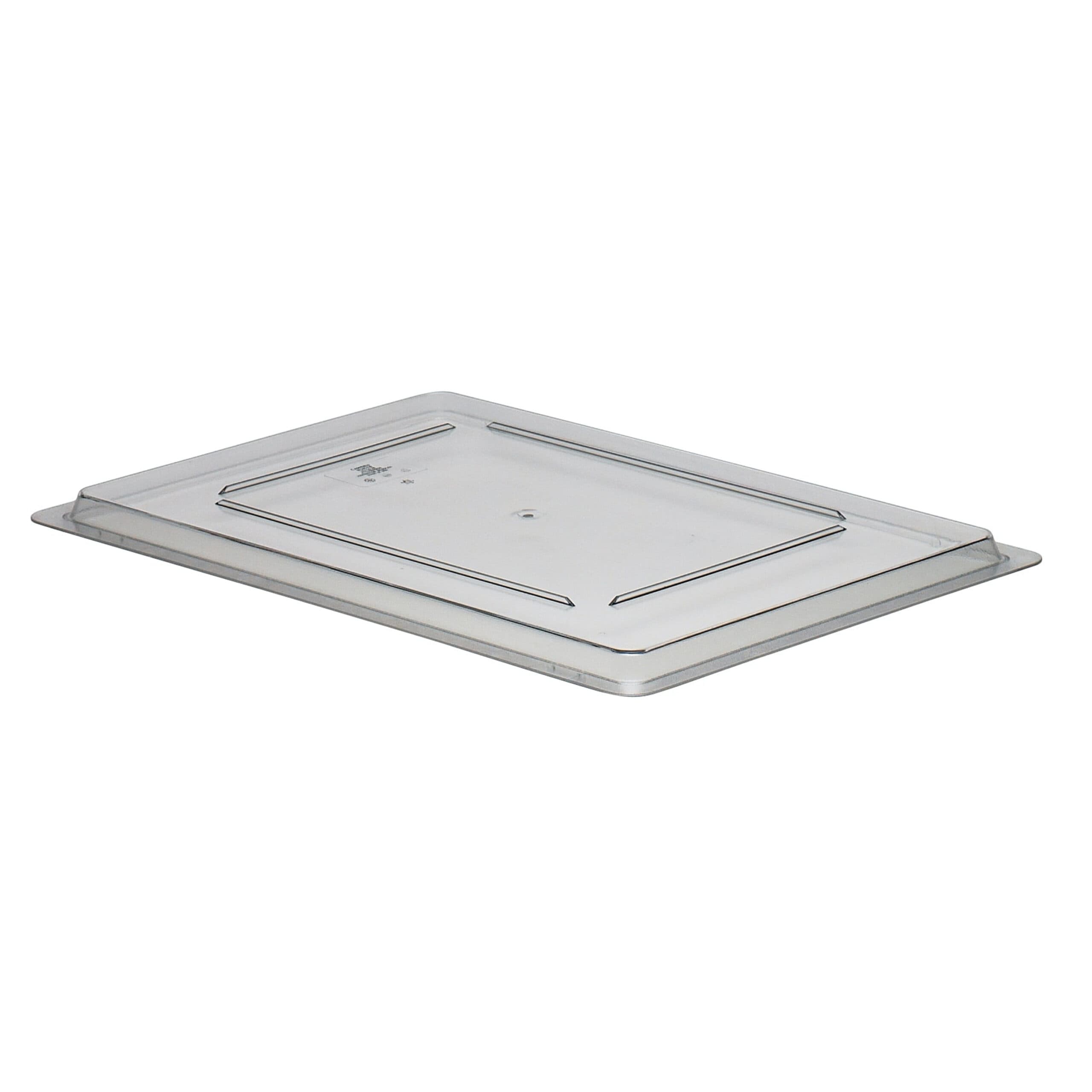 STORAGE BOX SMALL FLAT LID POLYCARBONATE CLEAR - 460 X 305MM