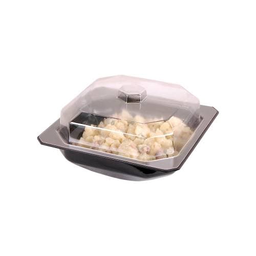 SALADWARE - SALAD BOWL BLACK 250 X 250 X 65MM