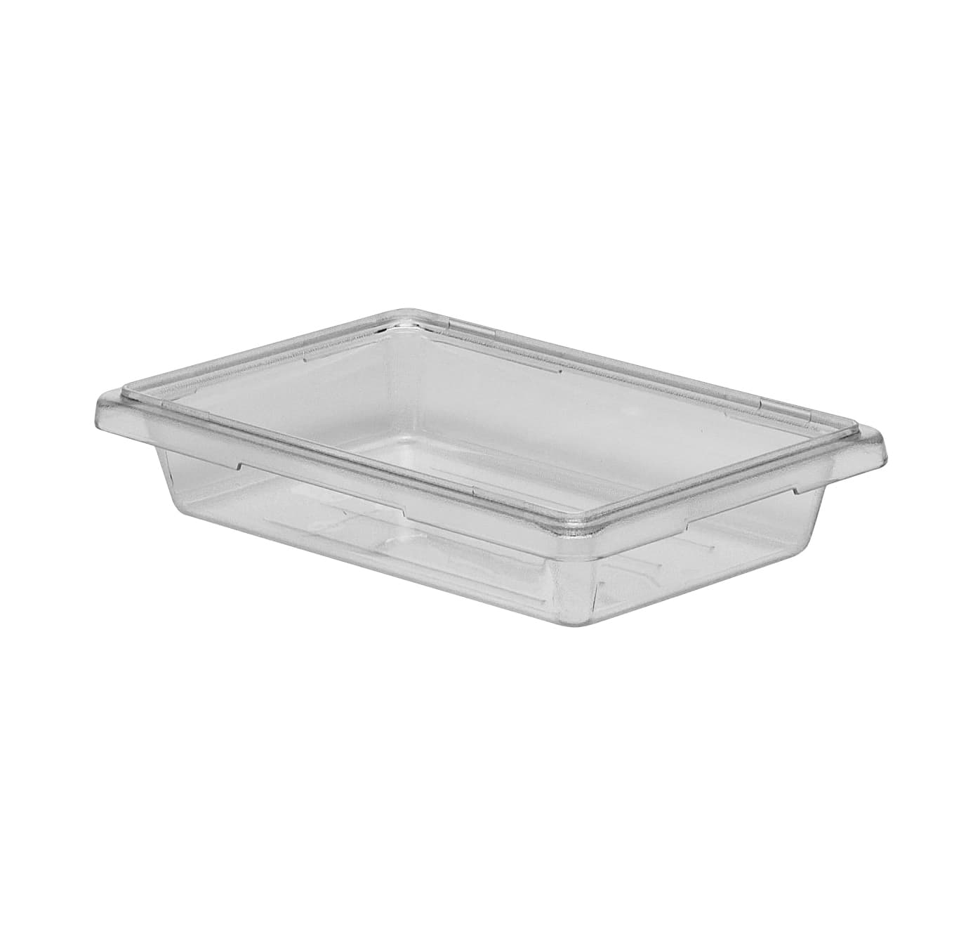 Storage Box Large Polycarbonate Clear 46 W X 66cm L X 9cm H- 18.9L