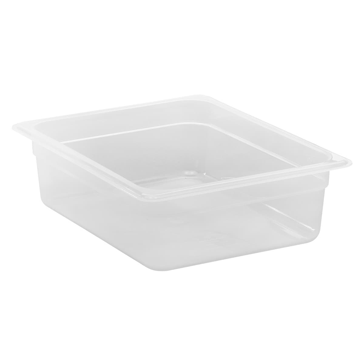 POLYPROPYLENE GN 1/2 FOODPAN TRANSLUSCENT - 100MM - HALF - 5.9LT