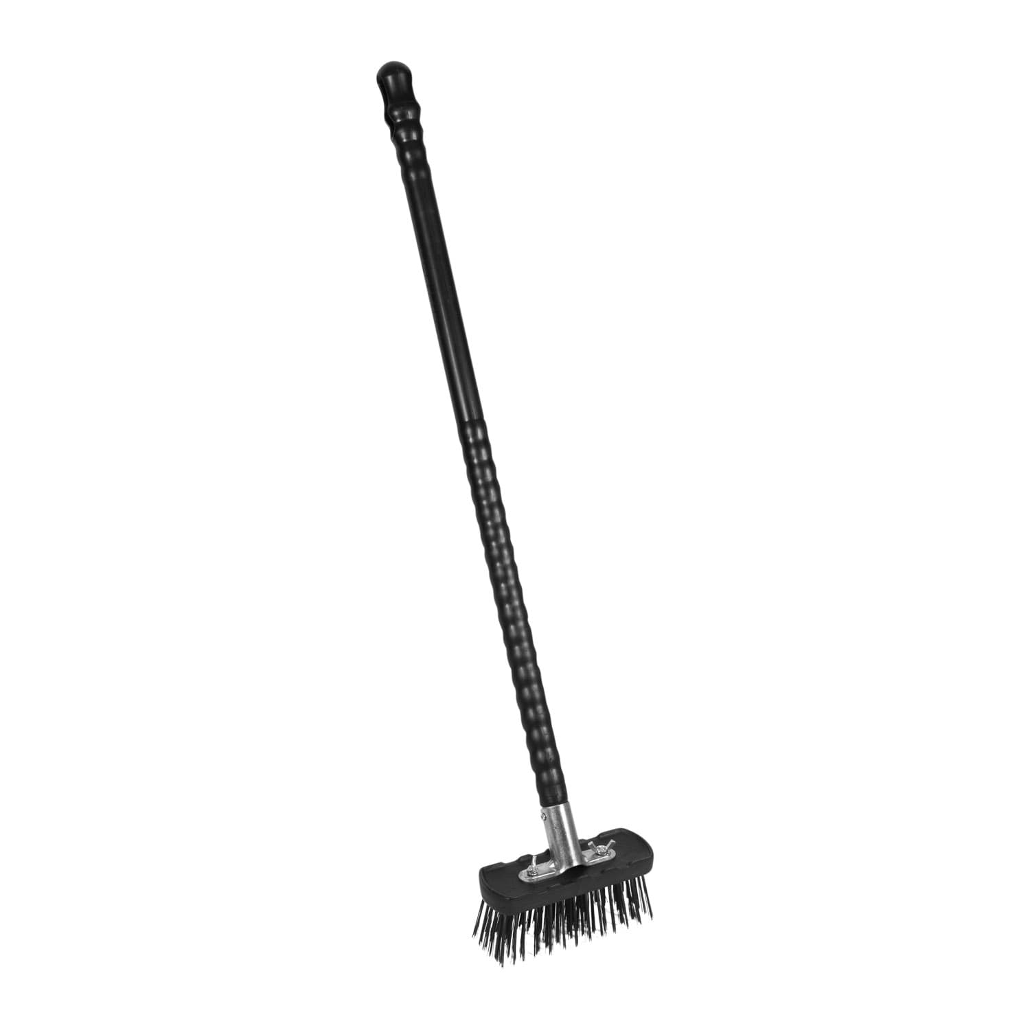 GRILL BRUSH - HARD BRISTLE - BLACK HANDLE - 300MM