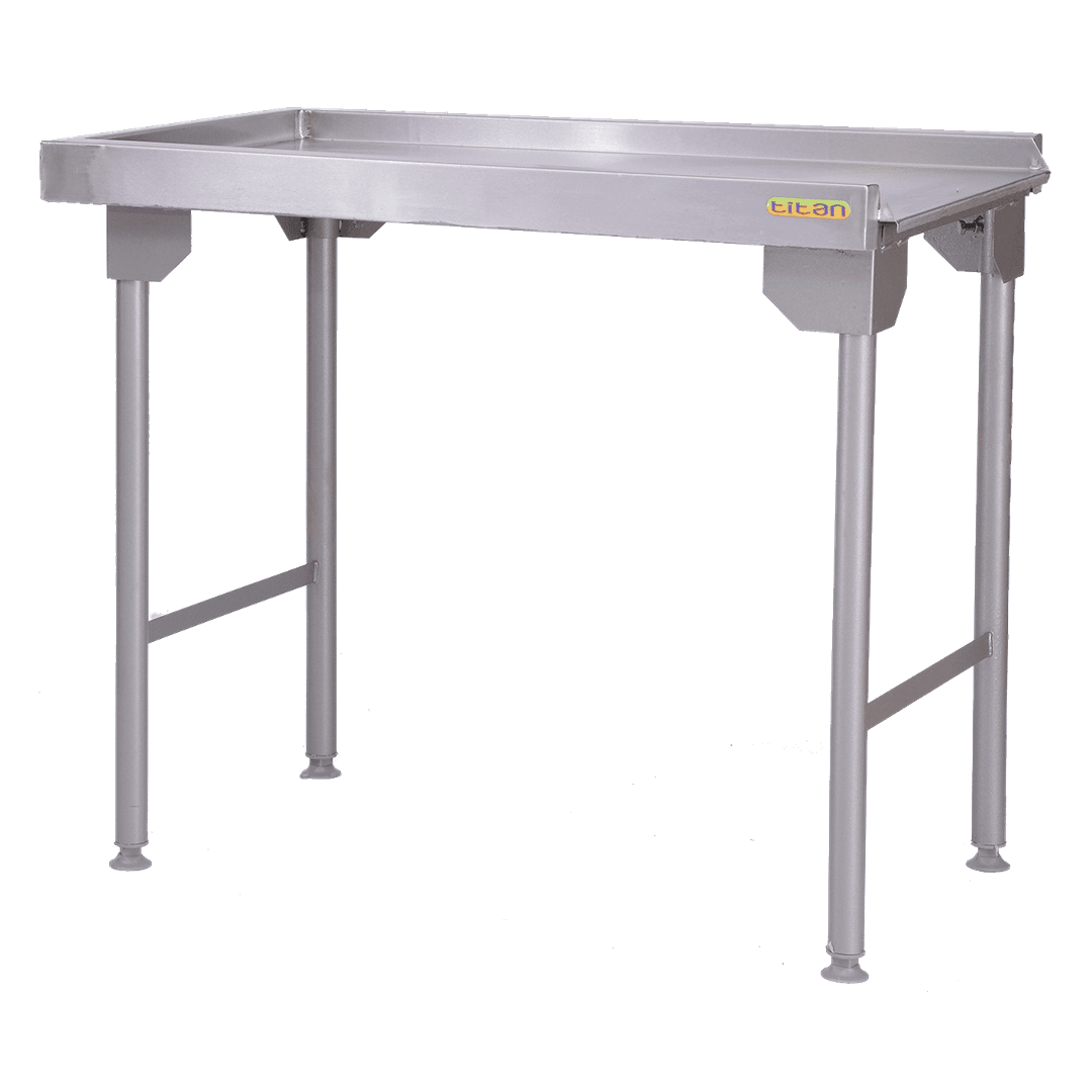 1100 mm Titan Outlet table - STAINLESS STEEL