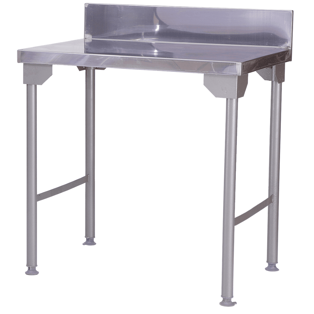 900 mm Splash back table - STAINLESS STEEL