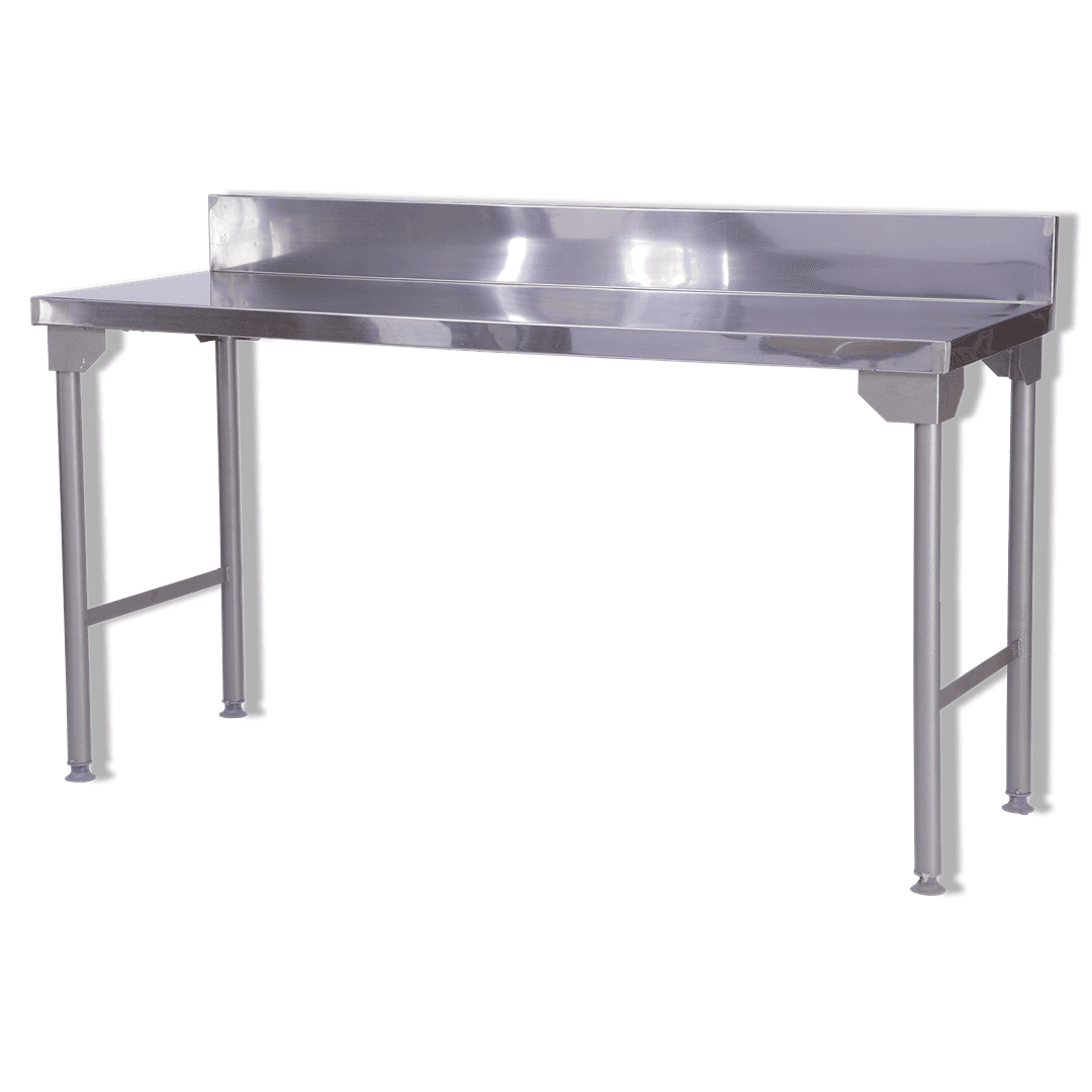 1700 mm Splash back table - STAINLESS STEEL