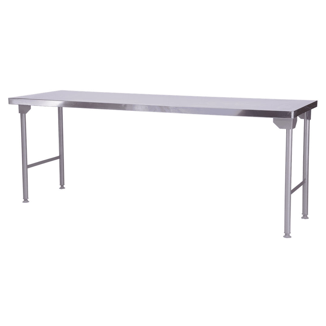 2300 mm Plain top table - STAINLESS STEEL