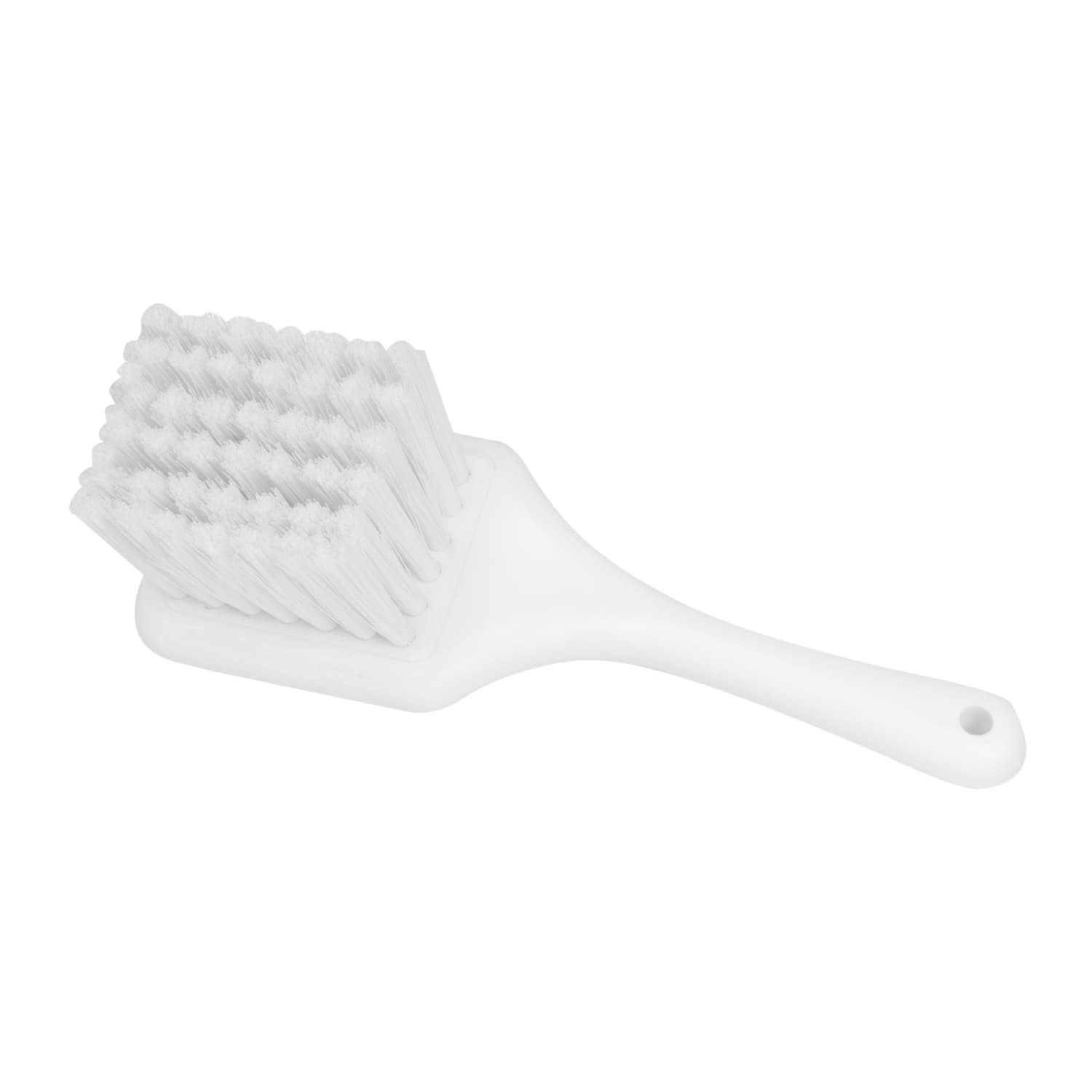 Short Handle Scrub - Soft Bristle White - 210mm