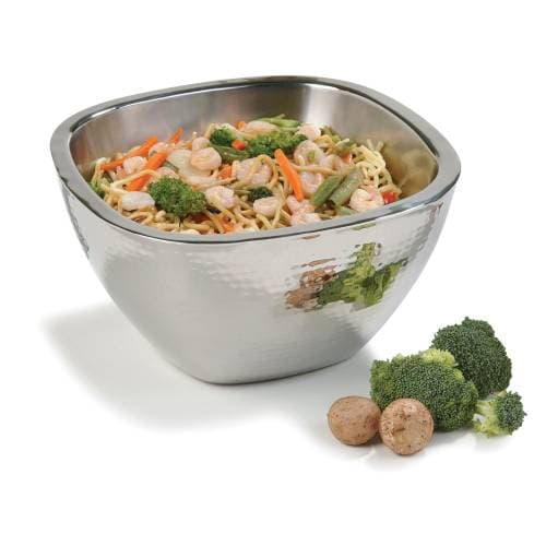 S/STEEL SERVING BOWL SQUARE – 260MM