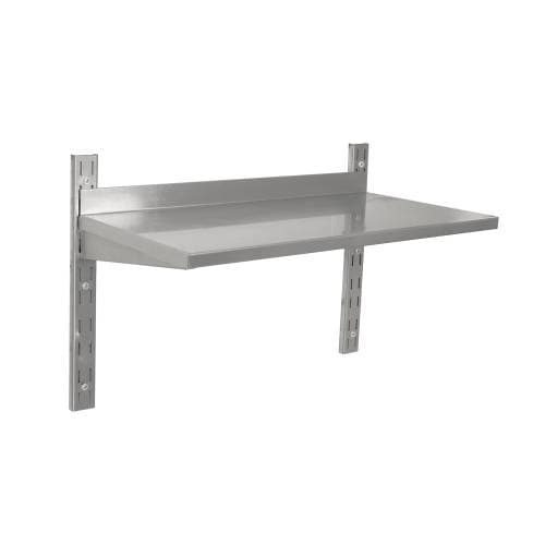 S/STEEL WALL SHELVING SINGLE - 1200 X 300MM