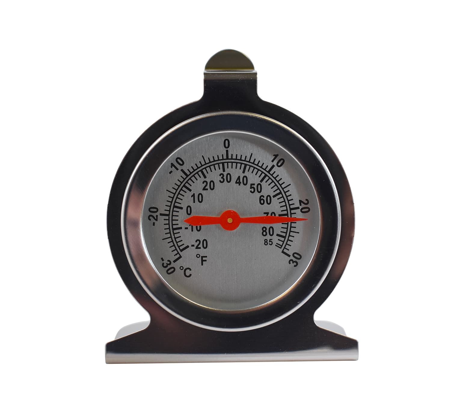 THERMOMETER FRIDGE / FREEZER -30°C to +30°C - S/STEEL THERMOMETER