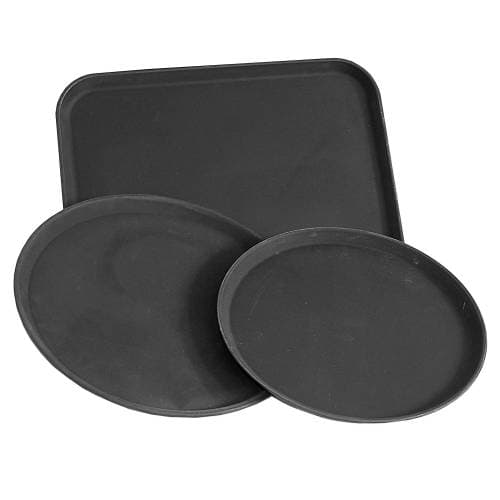 TRAY RECTANGULAR UTILITY (BLACK) 380 X 510MM
