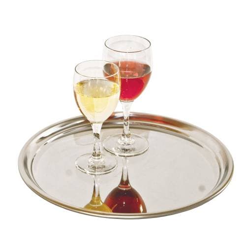 Tray Round S/Steel - 330mm