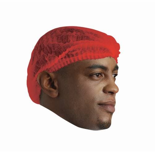 Disposable Mop Caps - Red - Pack of 100
