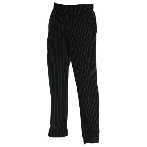 Chefs Uniform - Baggies Black Pin Stripe - XXX Large