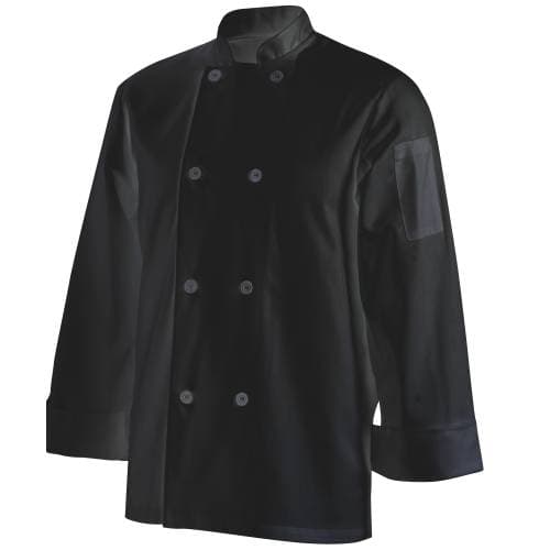 Chefs Uniform Jacket Basic Long - Black - Large