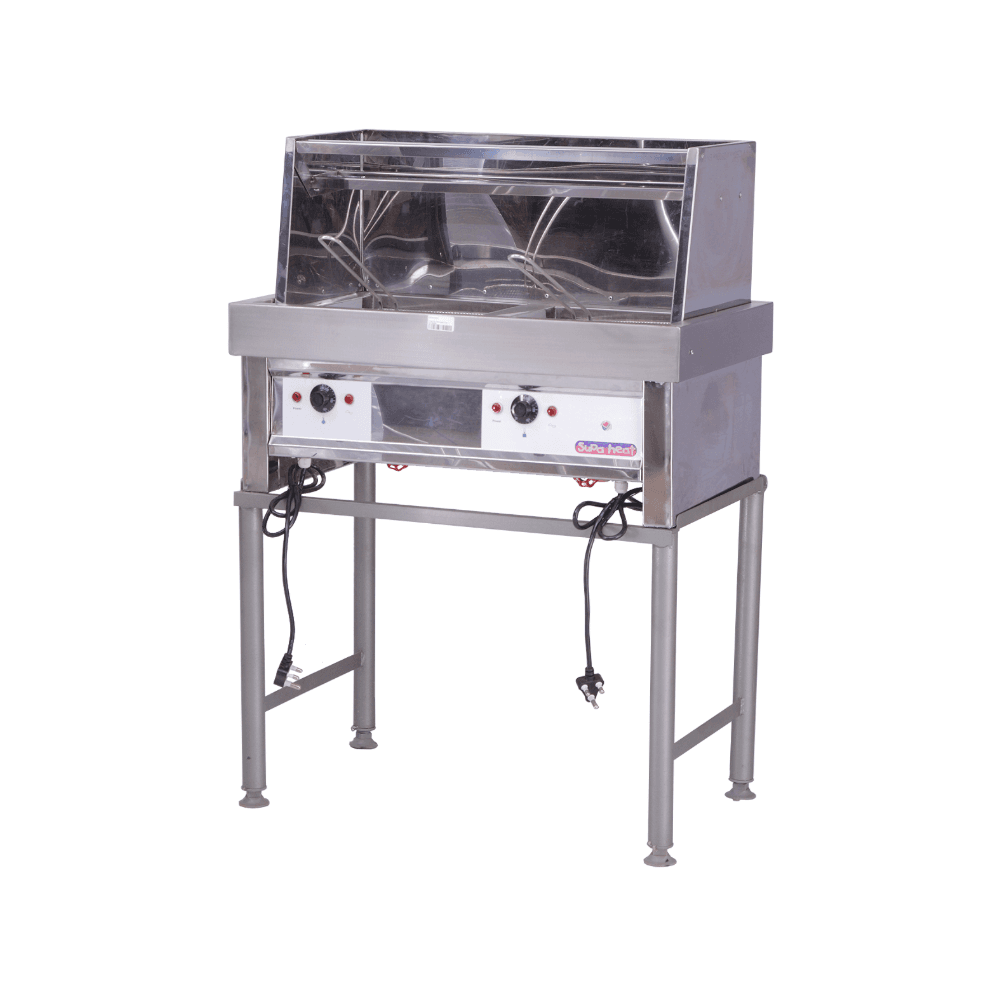 Twin Pan Spaza Fryer - Floor Standing