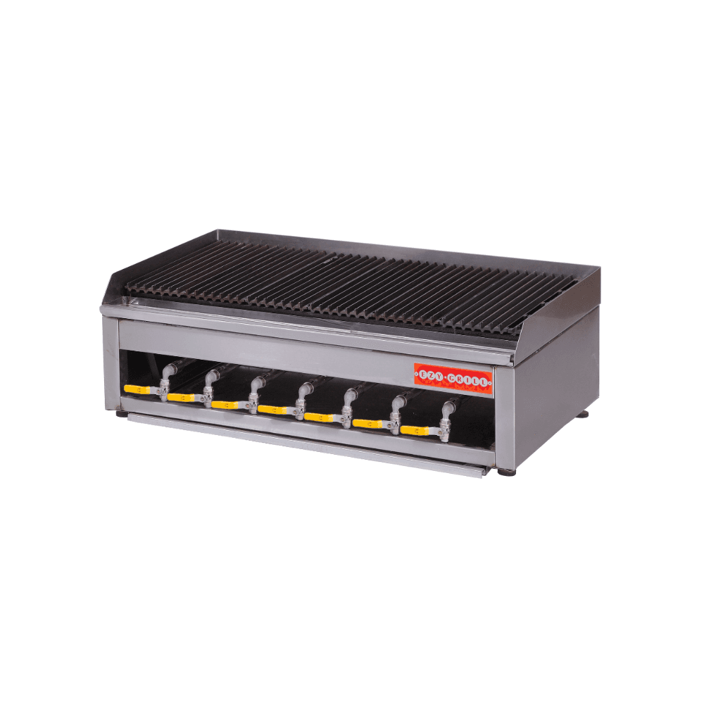 7 Burner table model griller - 960 x 560 x 300 mm