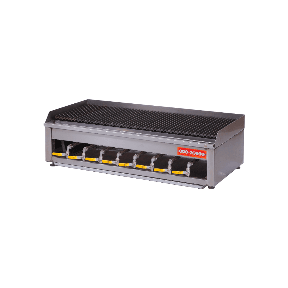 8 Burner table model griller - 1070 x 560 x 300 mm