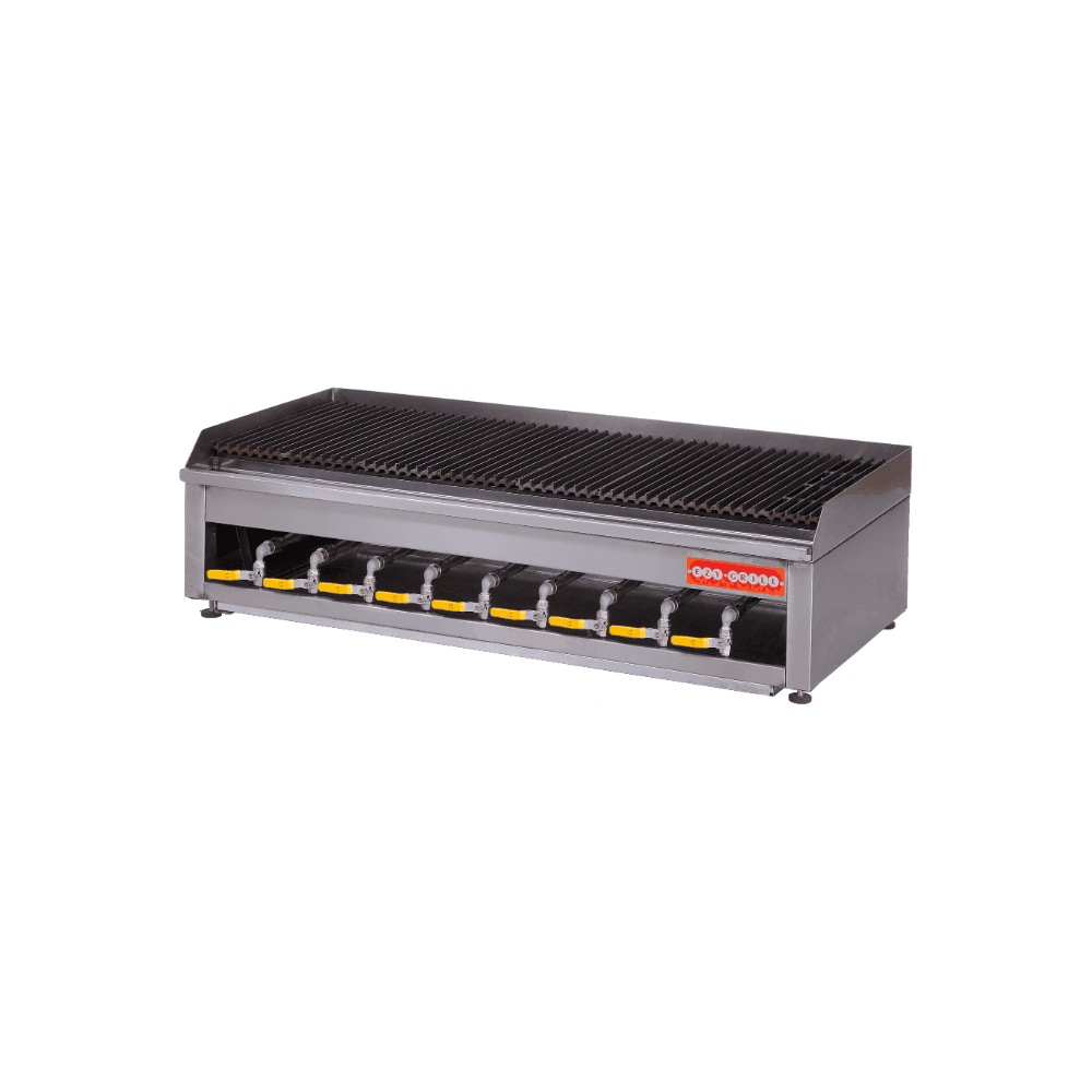 9 Burner table model griller - 1180 x 560 x 300 mm