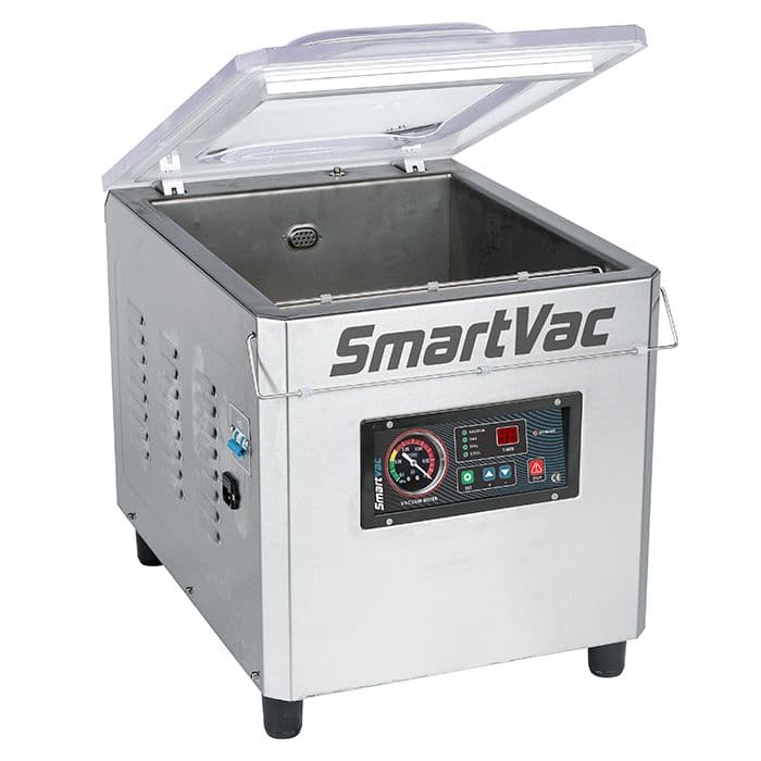 Vacuum pack machine with dual sealing bars – 400mm