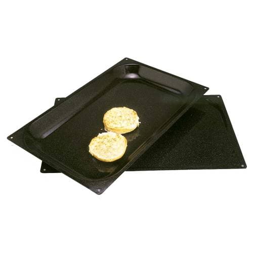 Baking Tray Enamelled - 535 x 325 x 40mm (Black)