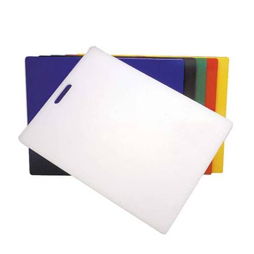 CUTTING BOARD PE - 255 X 405 X 10MM - (BLUE)