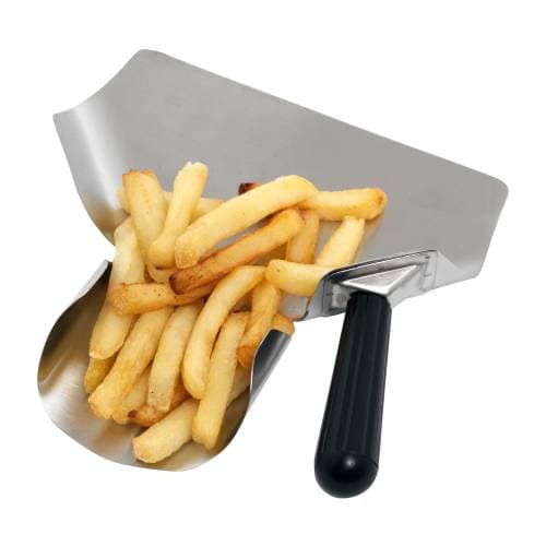 CHIP BAGGING SCOOP - S/STEEL 190 X 200MM