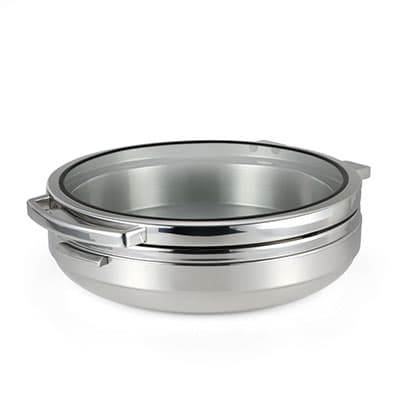 T-COLLECTION INDUCTION CHAFING DISH (ROUND) S/STEEL BAND 6.5LT