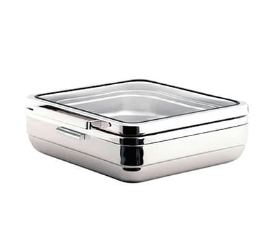 T-COLLECTION INDUCTION CHAFING DISH (SQUARE) STEEL BAND 5.5LT