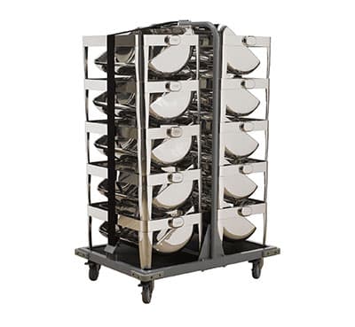 CHAFER STACKING TROLLEY IBIS 980 X 695 X 1546MM