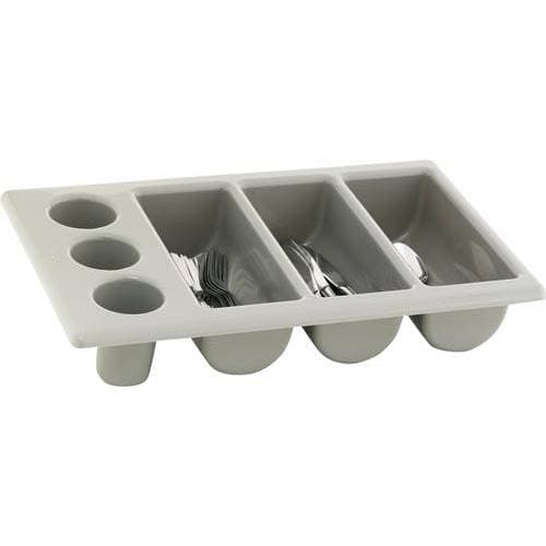 CUTLERY TRAY - GREY - 3 DIVISION - 500 X 300MM