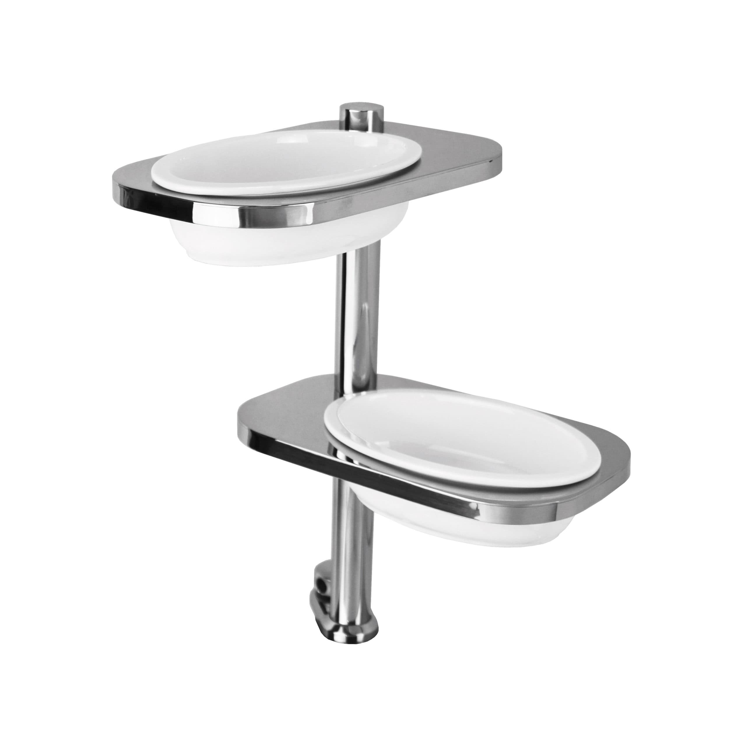 DOMINO CONDIMENT POLE (2 BOWLS + POLE) 290 X 252 X 80MM