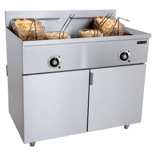 Fish Fryer Anvil - 2 x 20L - 33kW - Elec