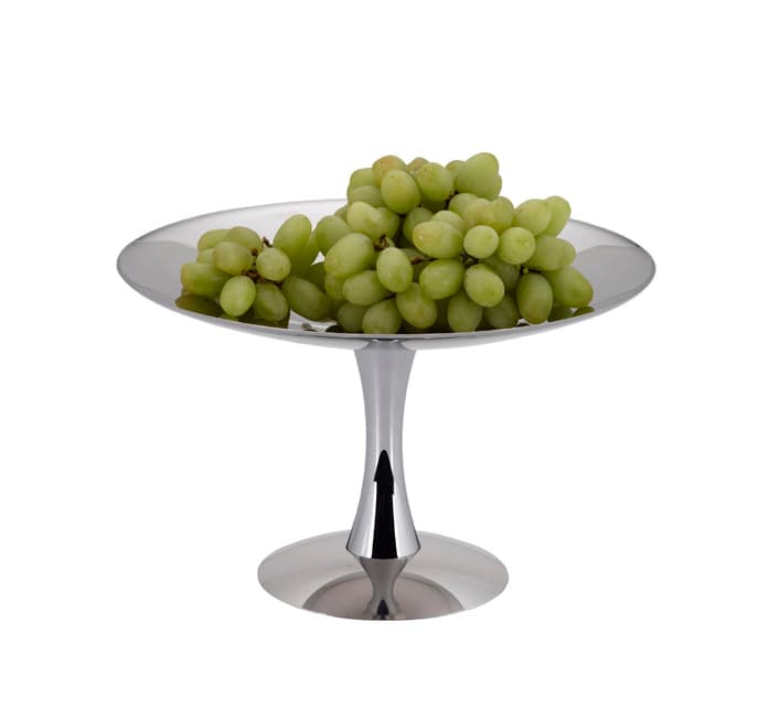 FRUIT STAND S/STEEL - 1-TIER 18/10 D325 X H200MM