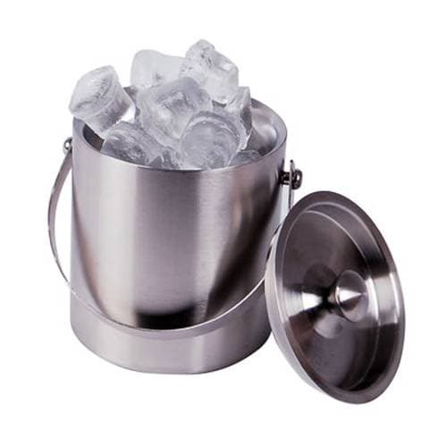 Double Walled Ice Bucket with Lid- 1L S/Steel