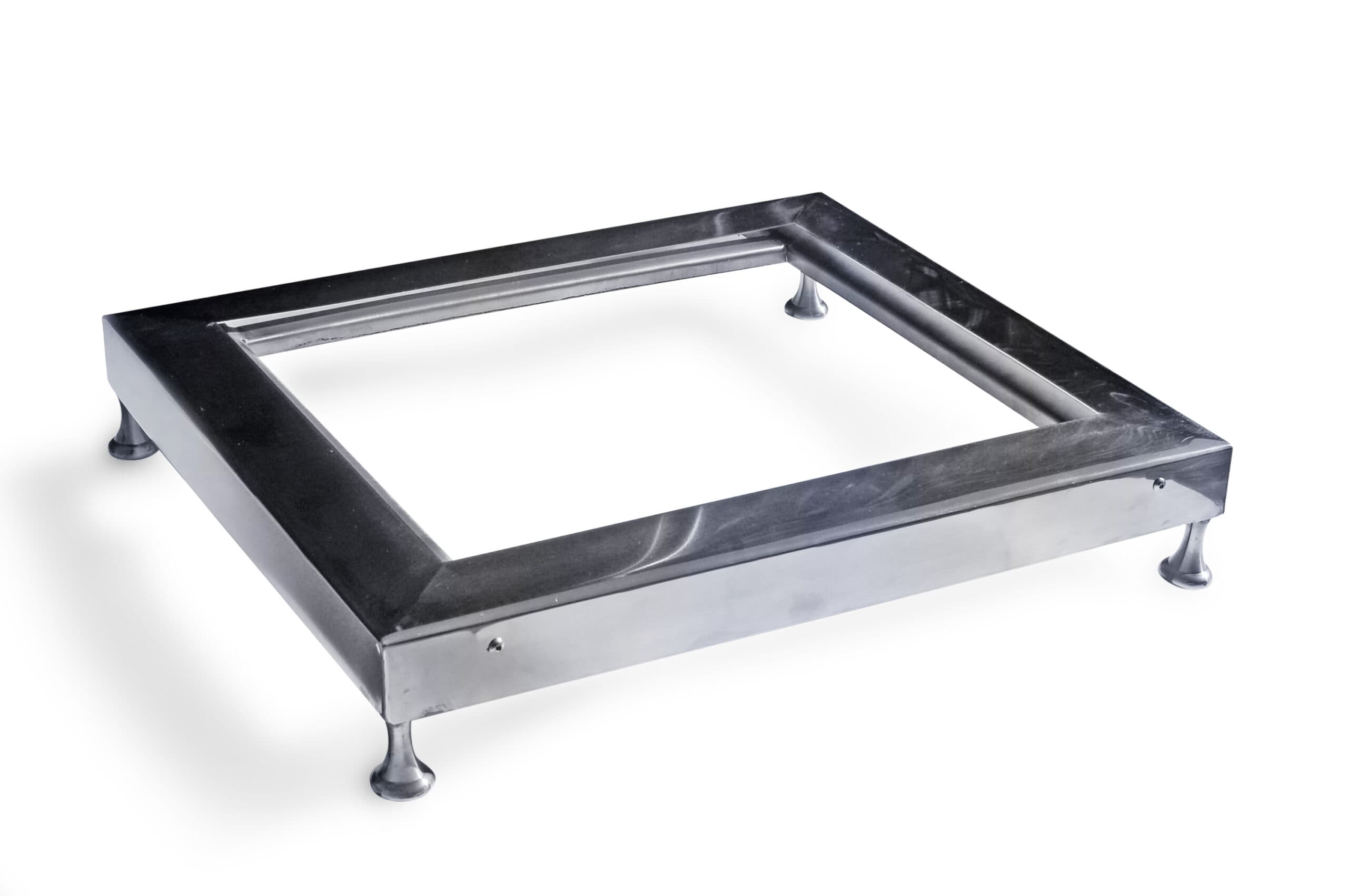 INDUCTION HOB STAND- S/STEEL (SQUARE) - ELECTRO CHEF