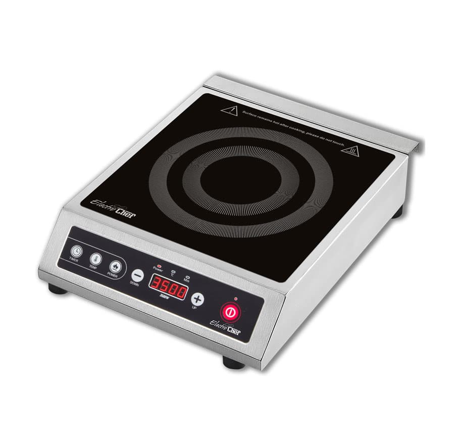 INDUCTION HOB STAND- S/STEEL (SQUARE) – SINGLE - ELECTRO CHEF