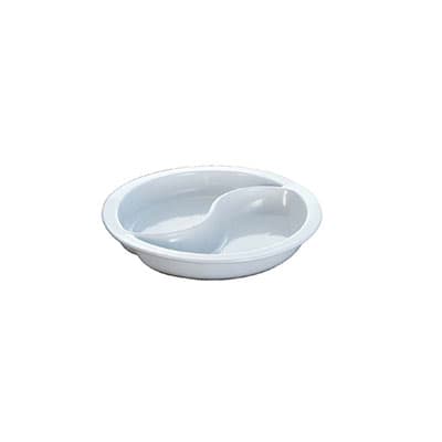 INSERT ROUND PORCELAIN 2 DIV 328 X 70MM 2.6LT