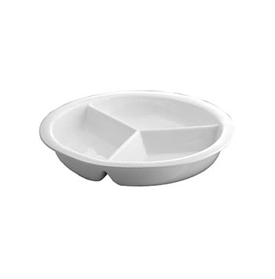 Insert Round Porcelain 3 Div 388mm 3L