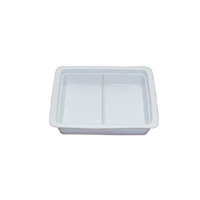 INSERT PORCELAIN GN2/3 2 DIV 329 X 355 X 63MM 3LT