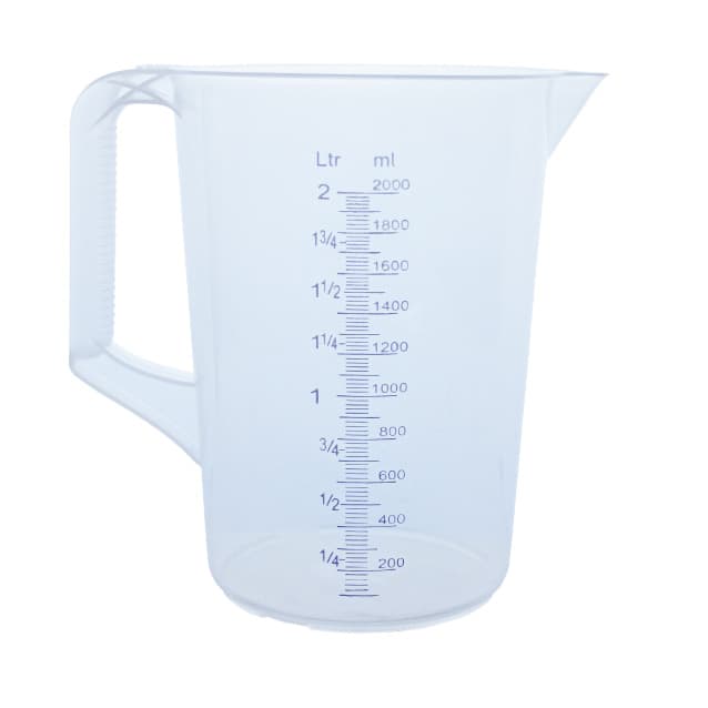 MEASURING JUG PLASTIC - 2LT