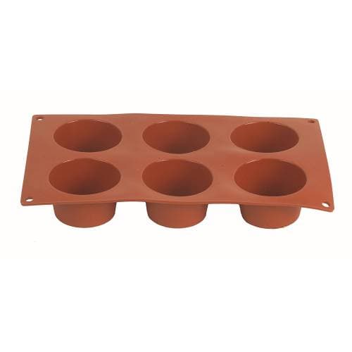 MOULD SILICON MUFFIN - 6 CUPS 70 X 40MM