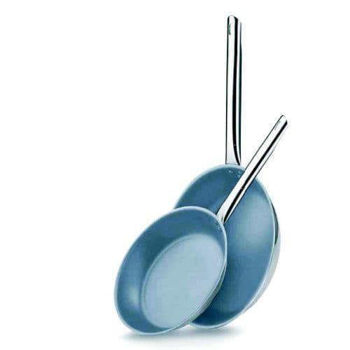 FRYING PAN 'CERAMIC COATED' S/STEEL - 280MM