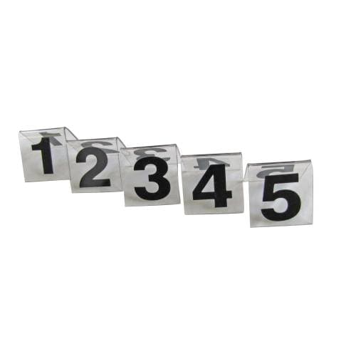 PLASTIC TABLE NUMBER STAND 1 - 10
