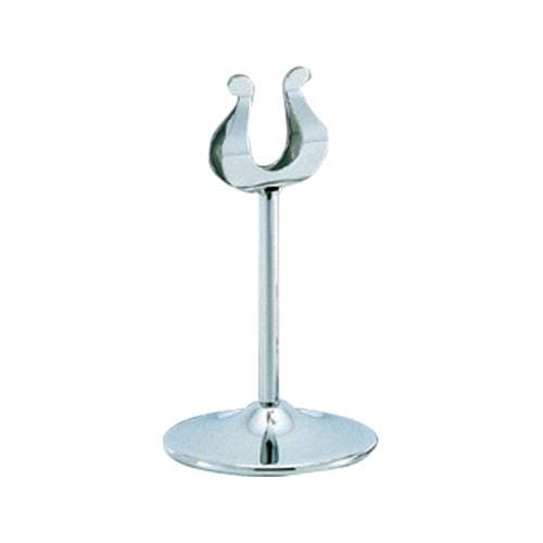 TABLE NUMBER STAND - S/STEEL - 100MM