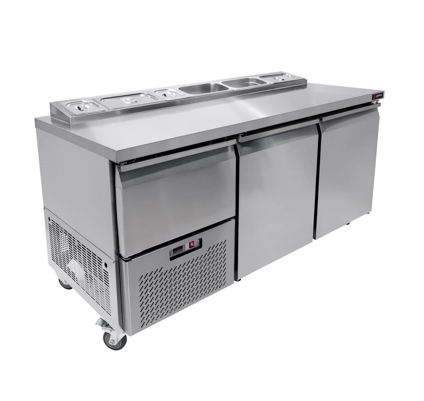 UNDERBAR FRIDGES – PIZZA TOP – SOLID DOOR – 2 AND HALF DOOR