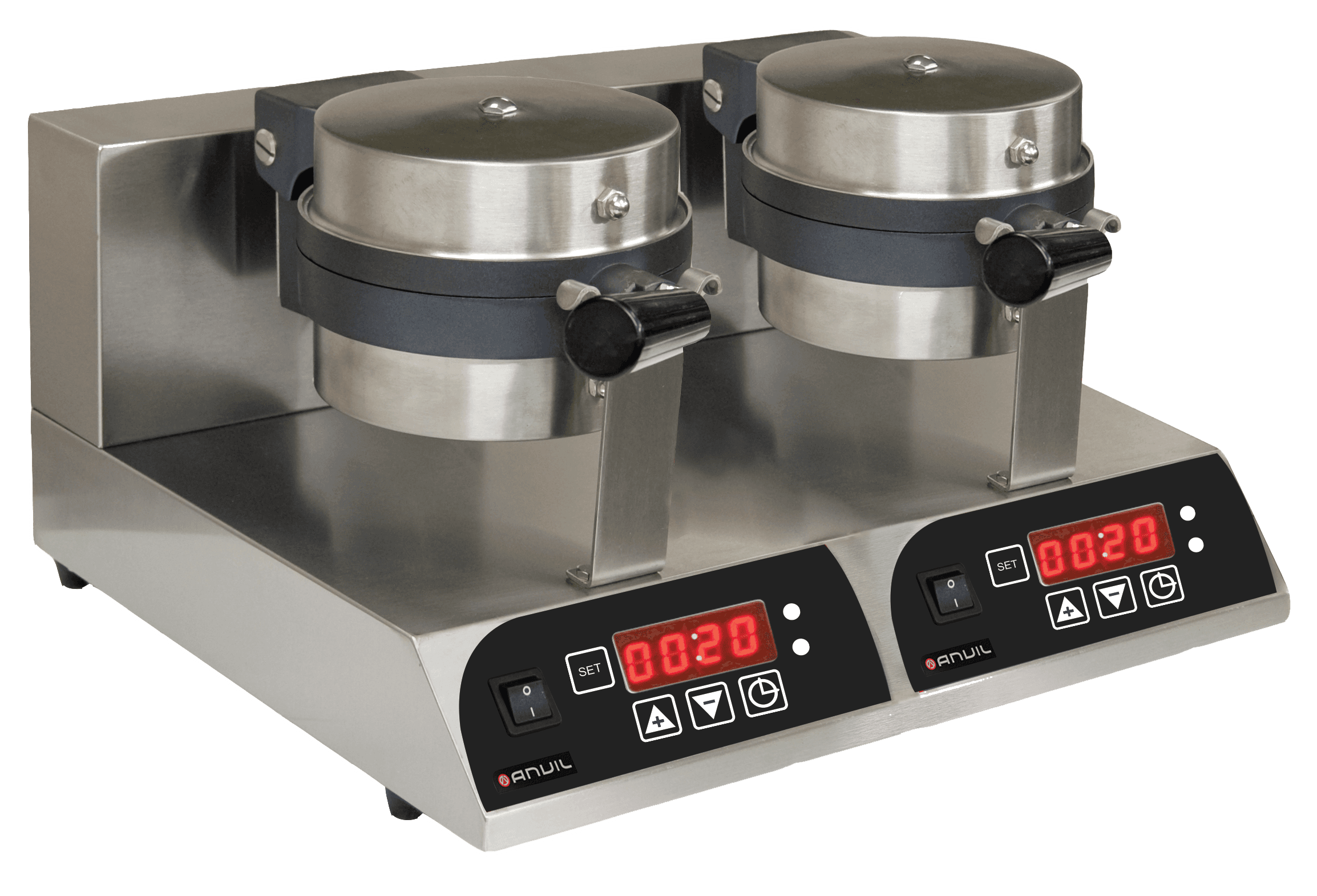 WAFFLE BAKER ANVIL – 2 PLATE – BELGIAN