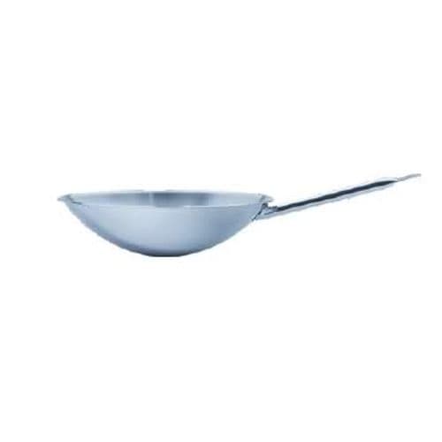 WOK - ROUND BOTTOM S/STEEL - 360MM
