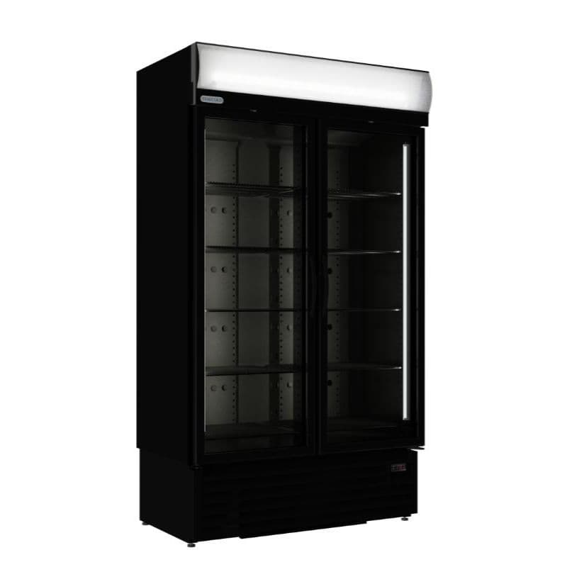 Staycold Carbon Edition Double Door Display Freezer - HD1140F-CE